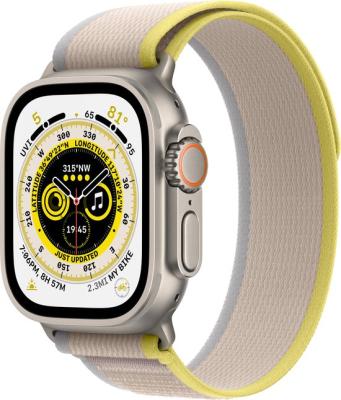 Nieuwe Apple Watch ULTRA 49mm + cellular. Geel/Beige Trail loop Nieuw, geopende doos. - Cloned
