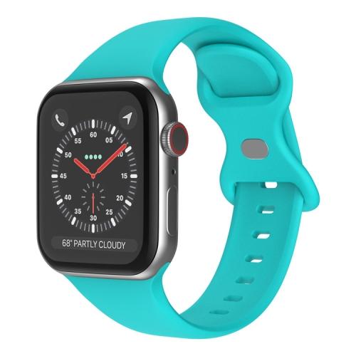 Nieuwjaar Aanpassen Een evenement 10.27 Silicone polsband voor Apple Watch blauw/groen 1/2/3/4/5/6/7  (38/40mm) | iRepairshop