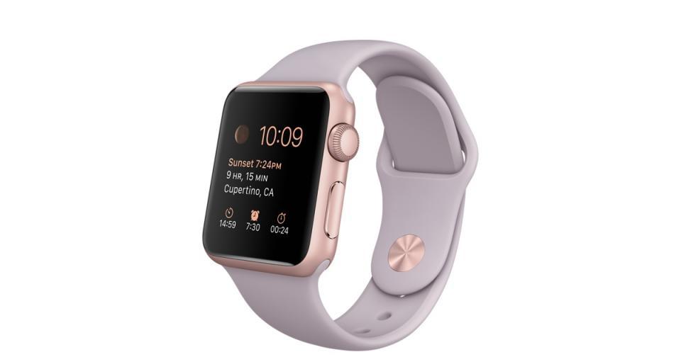 apple watch sport 38mm 7000 series rose gold aluminum