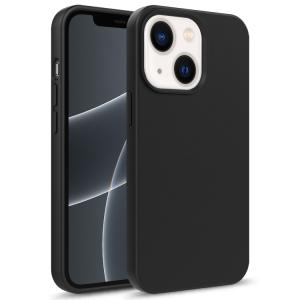 Zwarte schokbestendige cover voor iPhone 14 