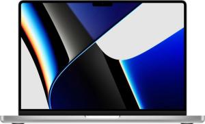 Refurbished Macbook Pro 16inch, Apple M1 Pro, 16Gb Ram, 512Gb SSD Zilver. Nieuwstaat.