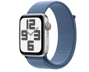 Nieuwe Apple Watch serie 9 45mm Silver, Winter blue band. Nieuw, gesealde doos.