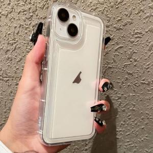 Voor iPhone 17 Pro Fotolijst Airbag Schokbestendig TPU Telefoonhoesje (Transparant)