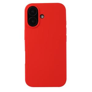 Voor iPhone 17 vloeibare siliconen telefoonhoesje (rood)