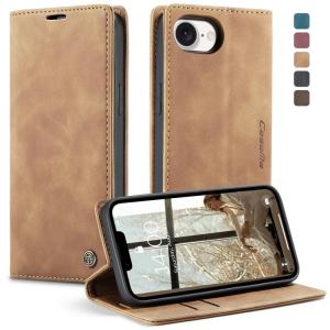 Bruine flip cover voor iPhone 16E
